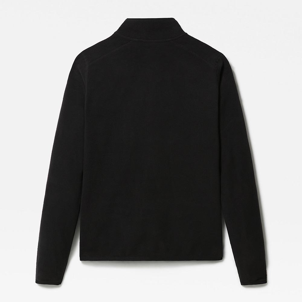 Fleece Mikiny The North Face 100 Glacier Quarter Zip Damske Čierne | ELZ-931074