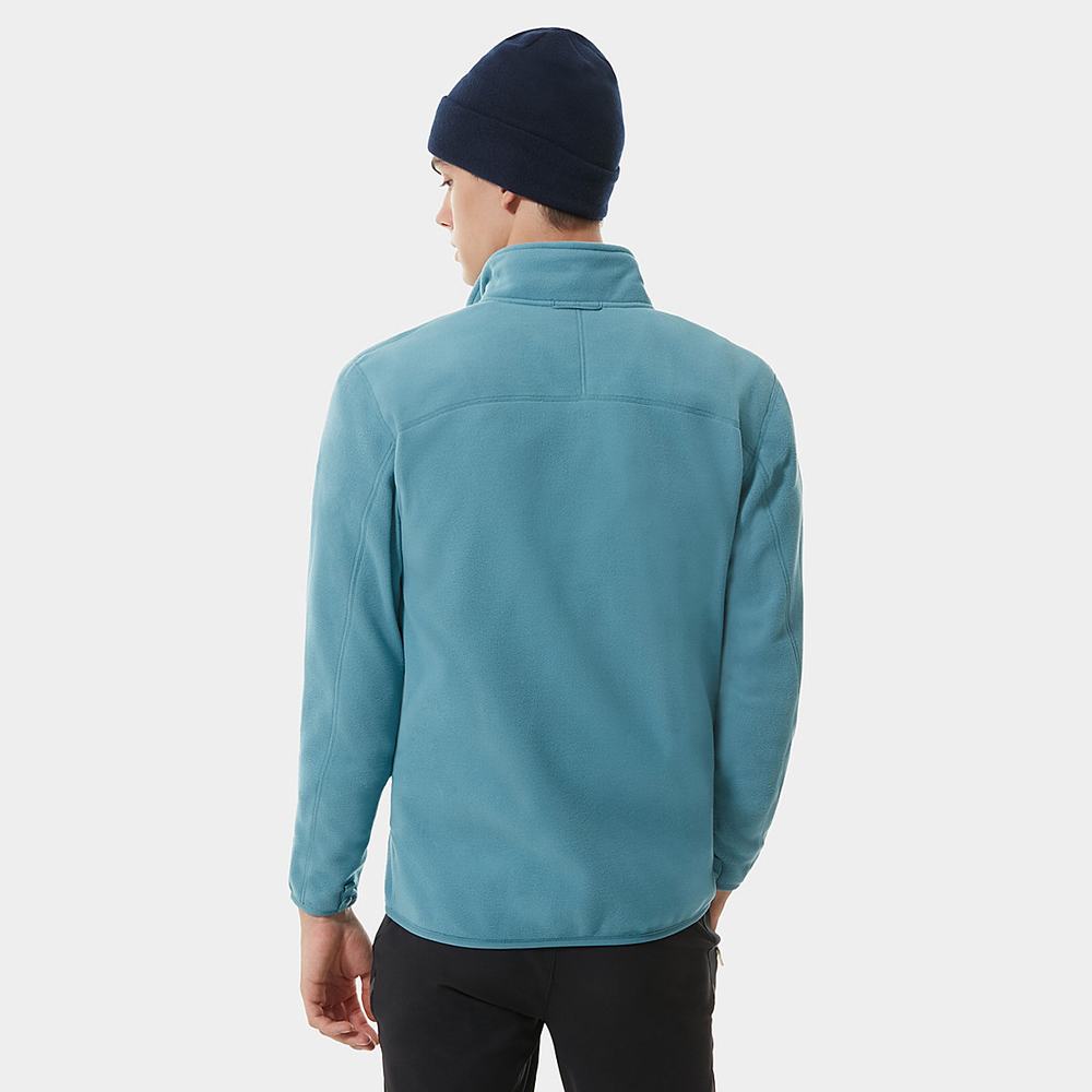 Fleece Mikiny The North Face 100 Glacier Full-Zip Panske Modre | HOW-942836