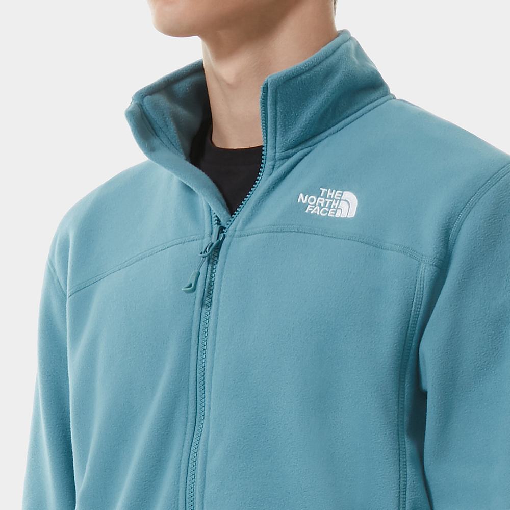 Fleece Mikiny The North Face 100 Glacier Full-Zip Panske Modre | HOW-942836