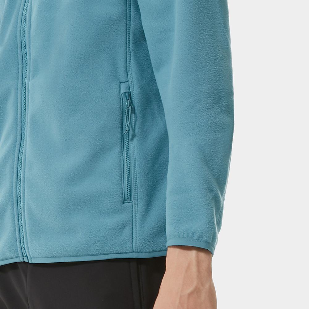 Fleece Mikiny The North Face 100 Glacier Full-Zip Panske Modre | HOW-942836