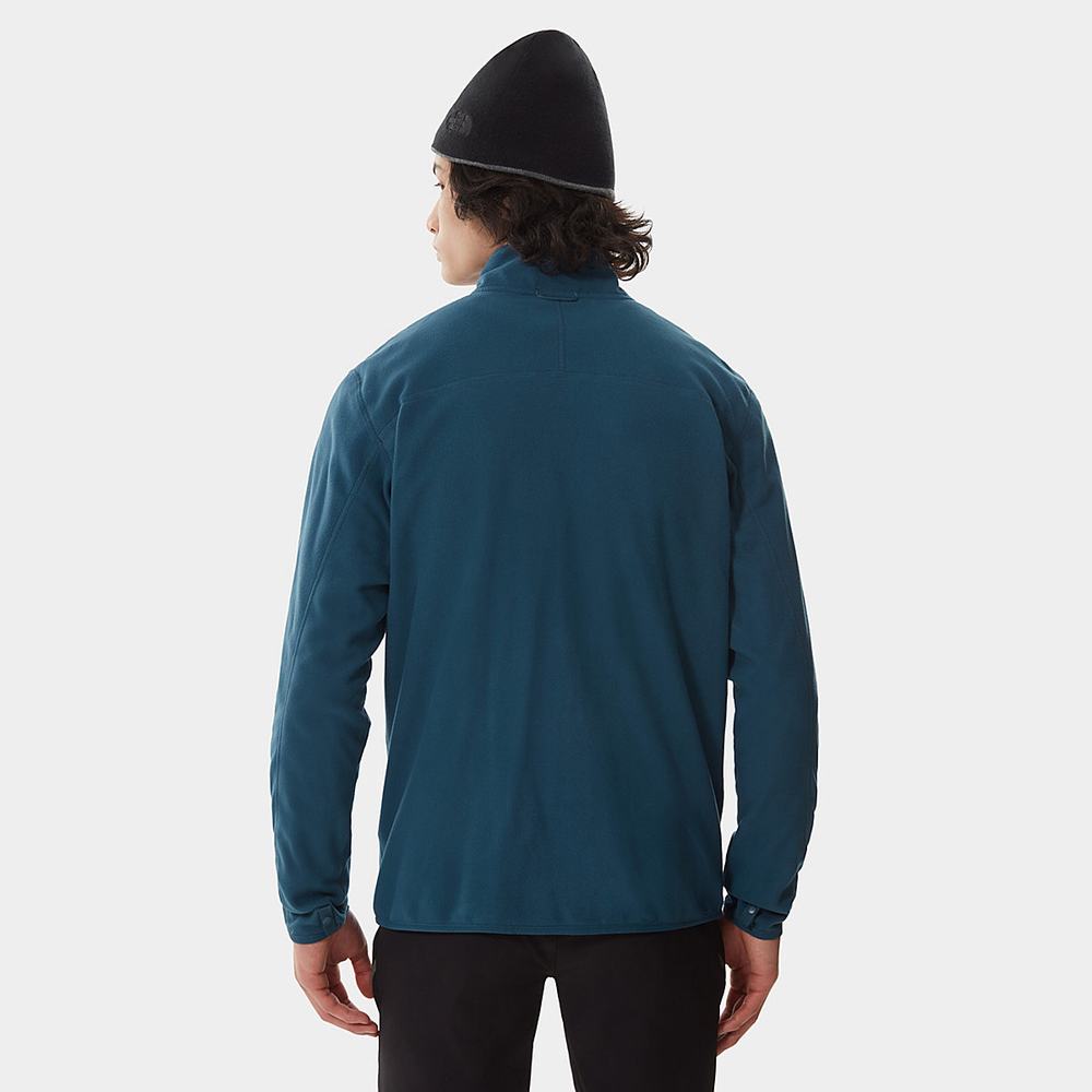 Fleece Mikiny The North Face 100 Glacier Full-Zip Panske Modre | KIF-514903