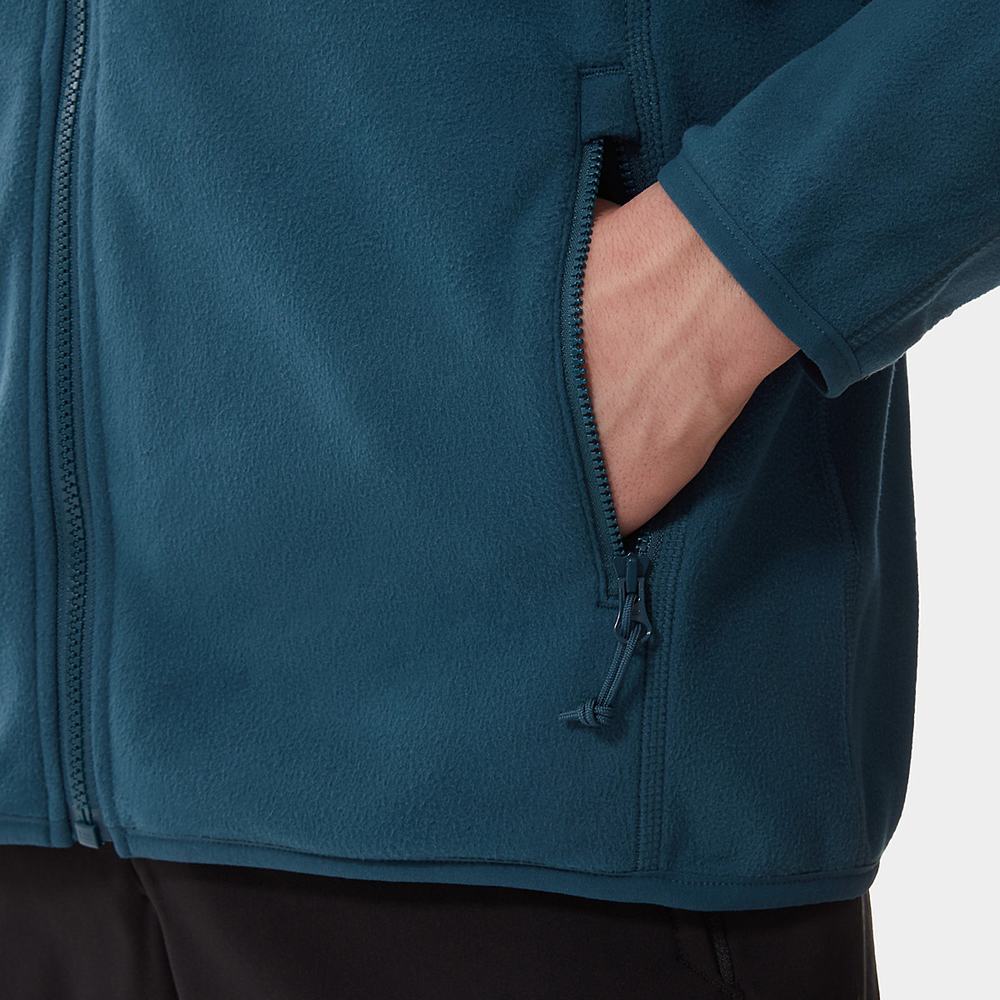 Fleece Mikiny The North Face 100 Glacier Full-Zip Panske Modre | KIF-514903