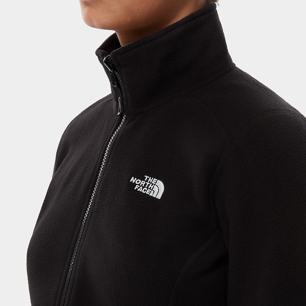 Fleece Mikiny The North Face 100 Glacier Full-Zip Damske Čierne | MNO-527493