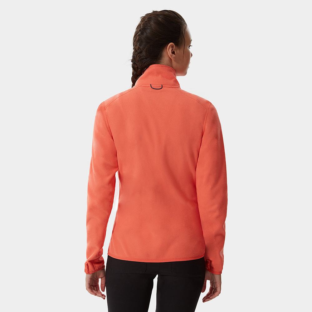 Fleece Mikiny The North Face 100 Glacier Full-Zip Damske Oranžové | QYX-452906