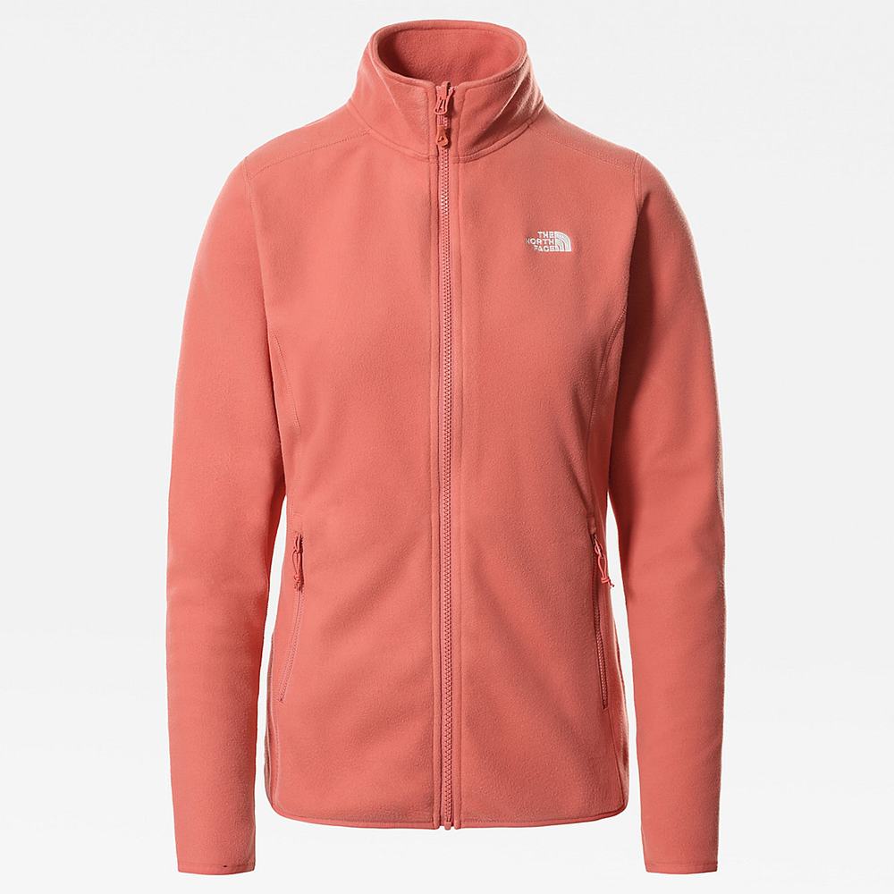 Fleece Mikiny The North Face 100 Glacier Full-Zip Damske Ruzove | UDZ-391807