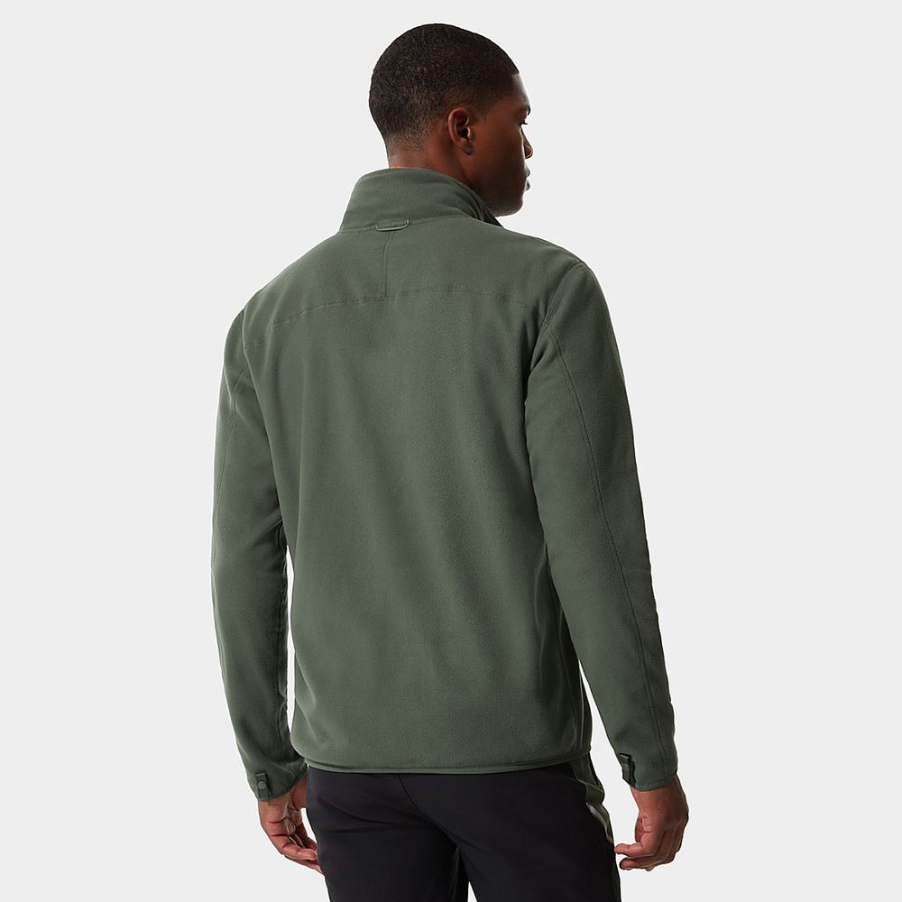 Fleece Mikiny The North Face 100 Glacier Full-Zip Panske Olivovo Zelená Zelene | VBM-709158