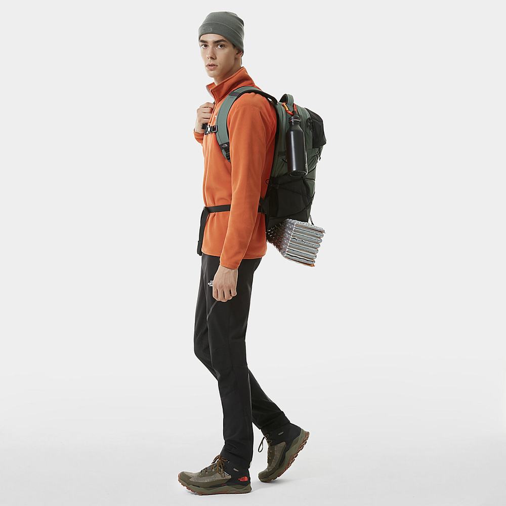 Fleece Mikiny The North Face 100 Glacier Quarter-Zip Panske Oranžové | VQW-938465