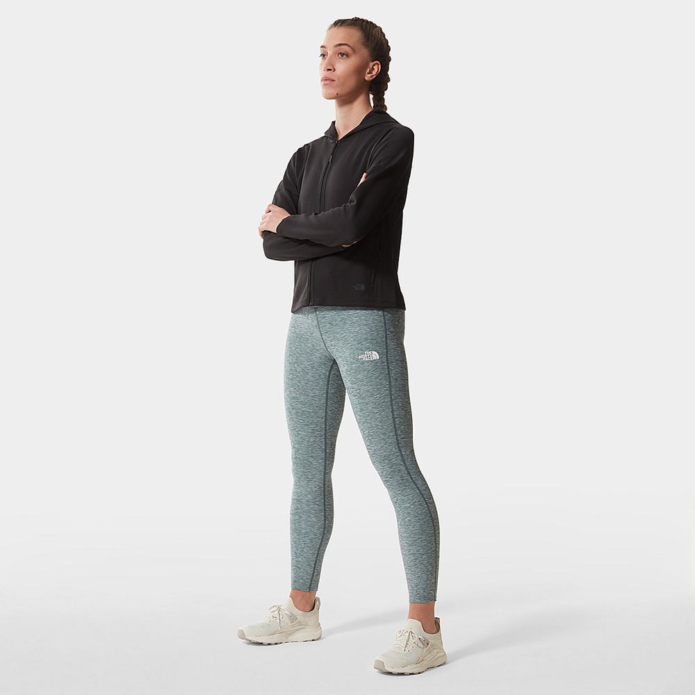 Fleece Mikiny The North Face Active Trailove Basin Zip-Up Damske Čierne | KVF-690714