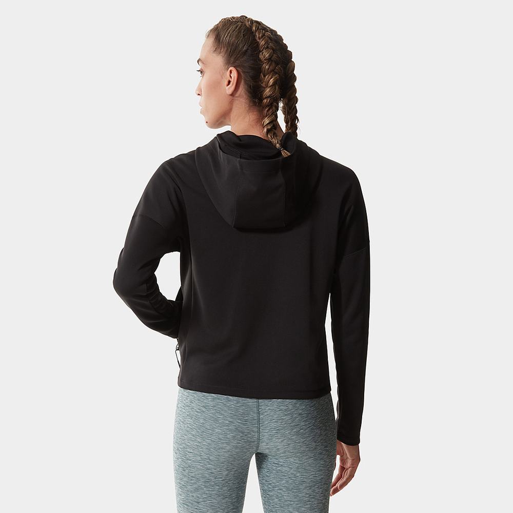 Fleece Mikiny The North Face Active Trailove Basin Zip-Up Damske Čierne | KVF-690714