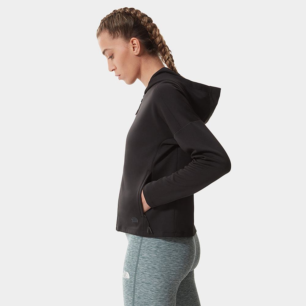 Fleece Mikiny The North Face Active Trailove Basin Zip-Up Damske Čierne | KVF-690714