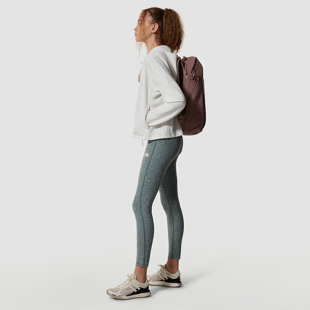 Fleece Mikiny The North Face Active Trailove Basin Zip-Up Damske Biele | MOZ-759642