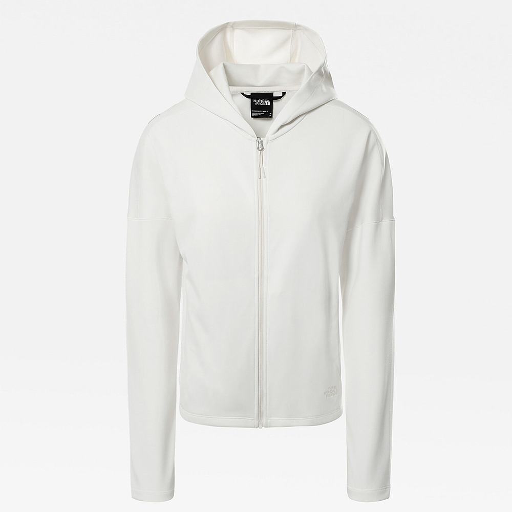 Fleece Mikiny The North Face Active Trailove Basin Zip-Up Damske Biele | MOZ-759642