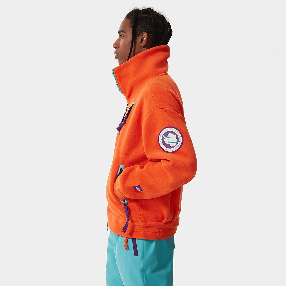 Fleece Mikiny The North Face CTAE Panske Červené Oranžové | JFA-278561