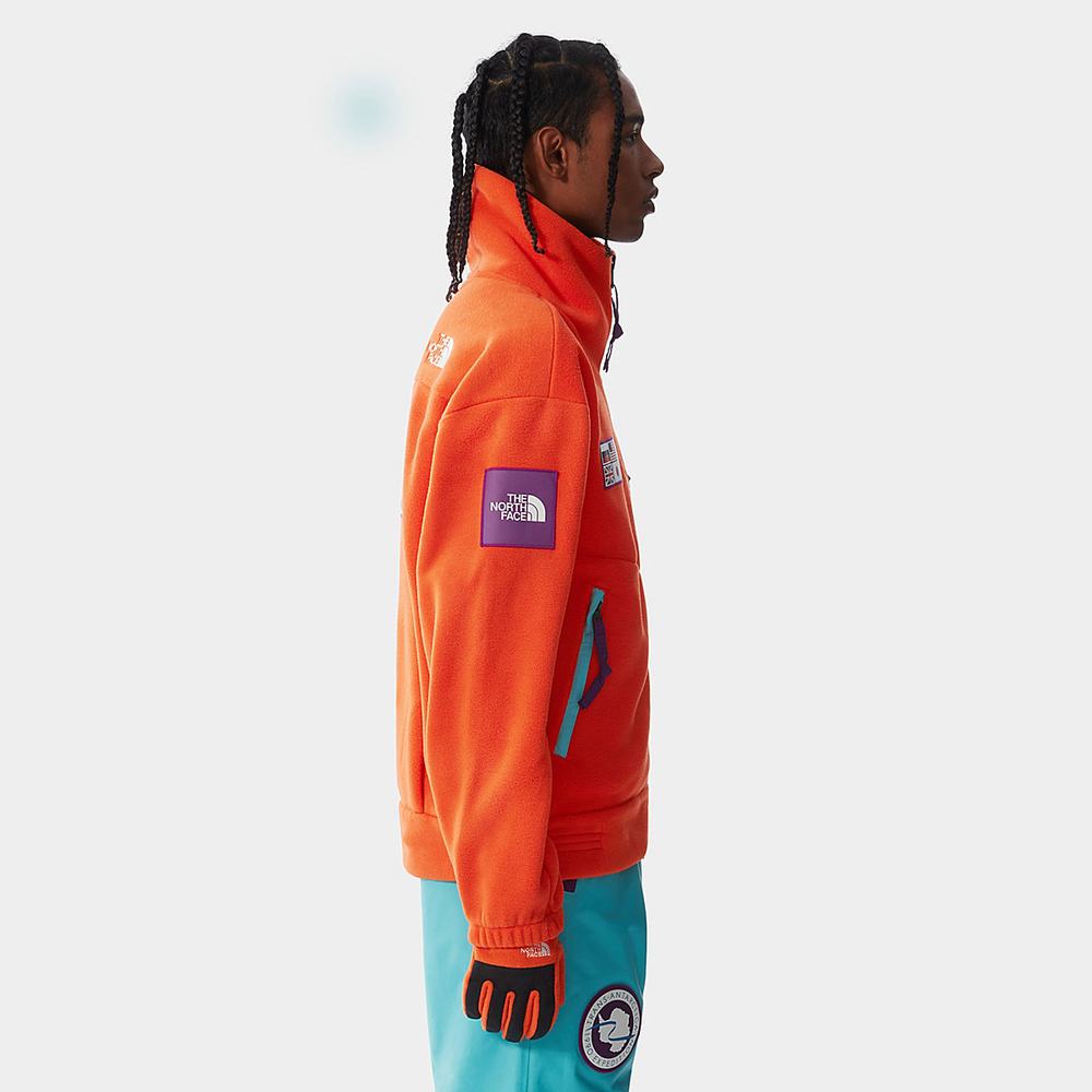 Fleece Mikiny The North Face CTAE Panske Červené Oranžové | JFA-278561