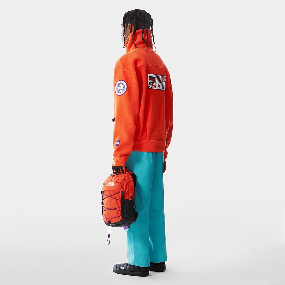 Fleece Mikiny The North Face CTAE Panske Červené Oranžové | JFA-278561