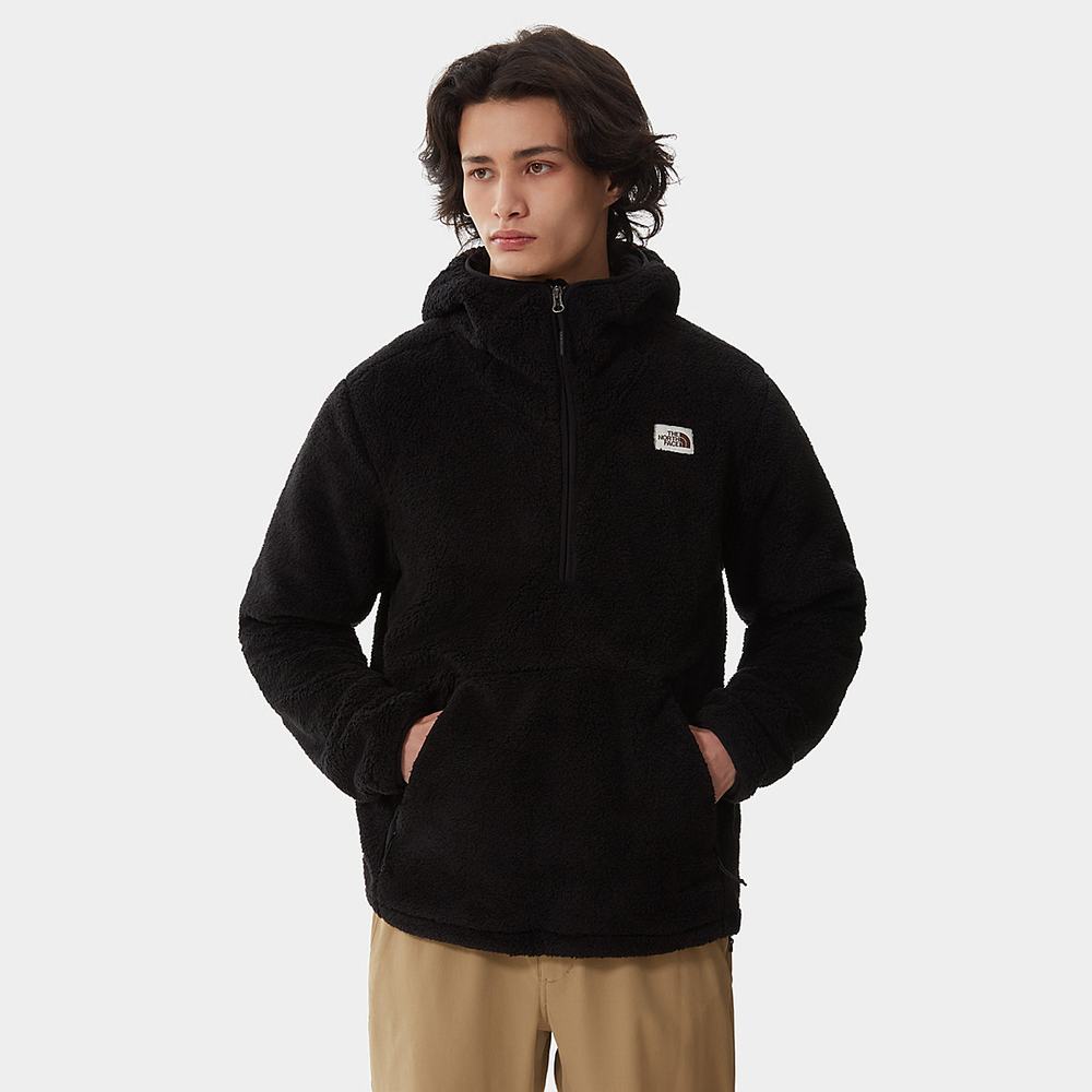 Fleece Mikiny The North Face Campshire Panske Čierne | BQC-307465