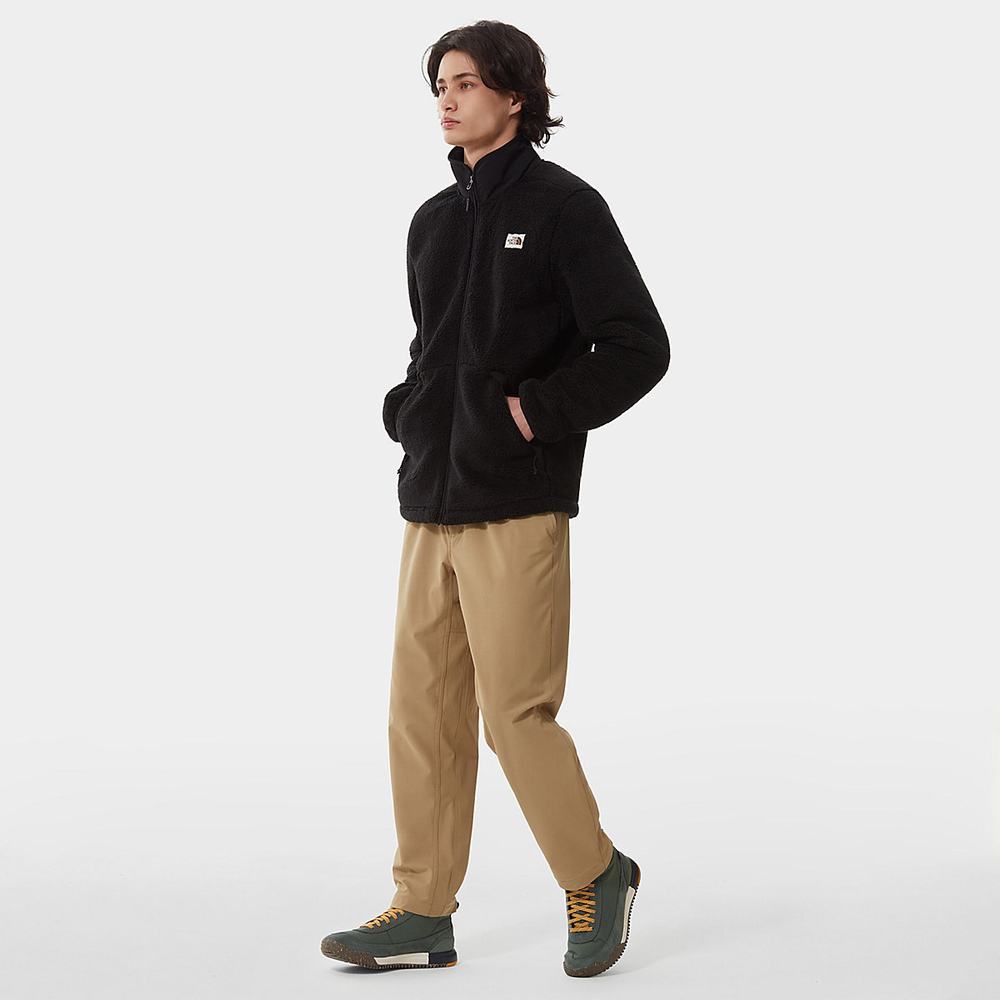 Fleece Mikiny The North Face Campshire Panske Čierne | GUL-420536