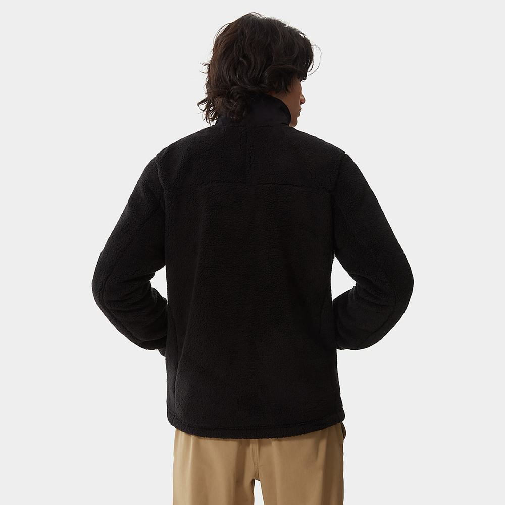 Fleece Mikiny The North Face Campshire Panske Čierne | GUL-420536