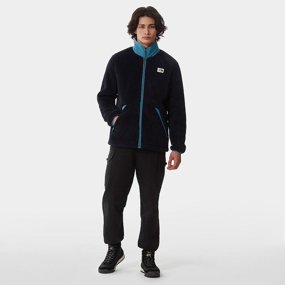 Fleece Mikiny The North Face Campshire Panske Námornícka Modrá Modre | XTY-537214