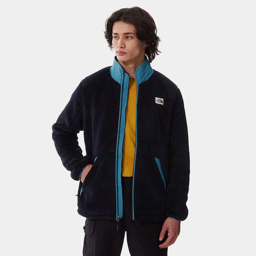 Fleece Mikiny The North Face Campshire Panske Námornícka Modrá Modre | XTY-537214