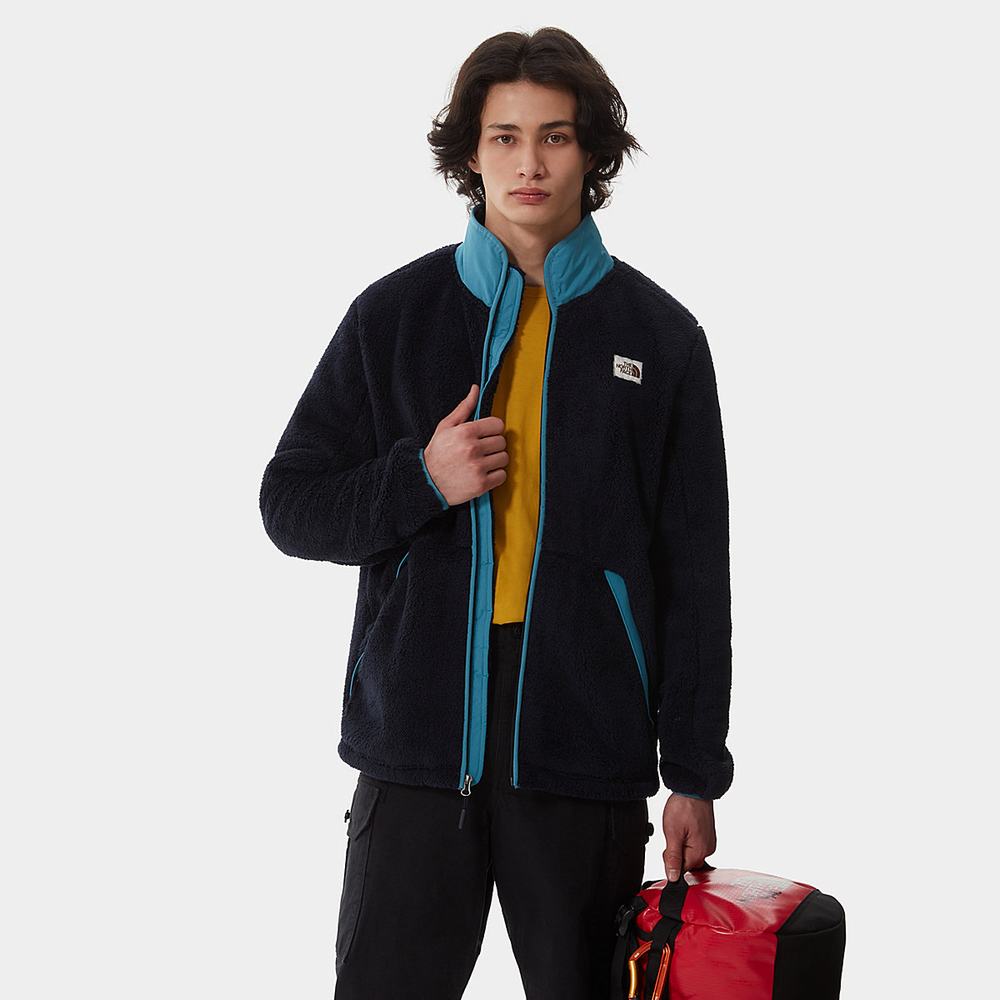 Fleece Mikiny The North Face Campshire Panske Námornícka Modrá Modre | XTY-537214