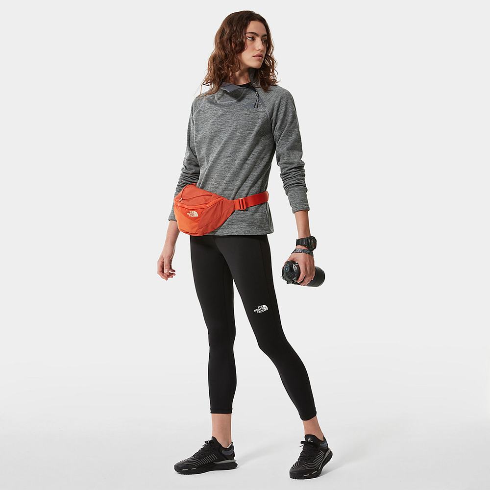 Fleece Mikiny The North Face Canyonlands ¼ Zip Damske Siva | DST-895016