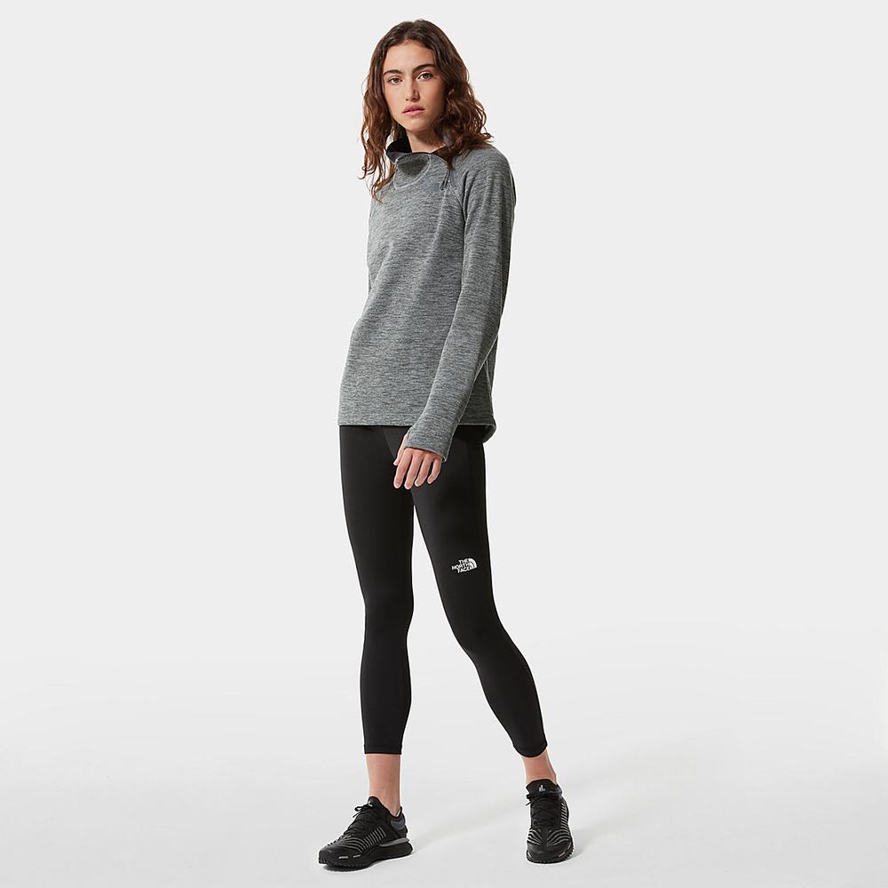 Fleece Mikiny The North Face Canyonlands ¼ Zip Damske Siva | DST-895016