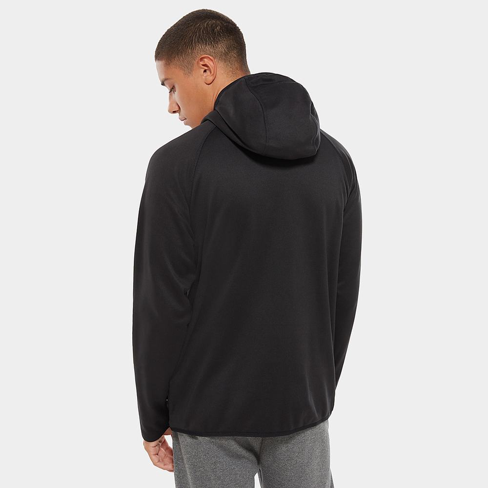 Fleece Mikiny The North Face Canyonlands S Kapucňou Panske Čierne | PKM-928356