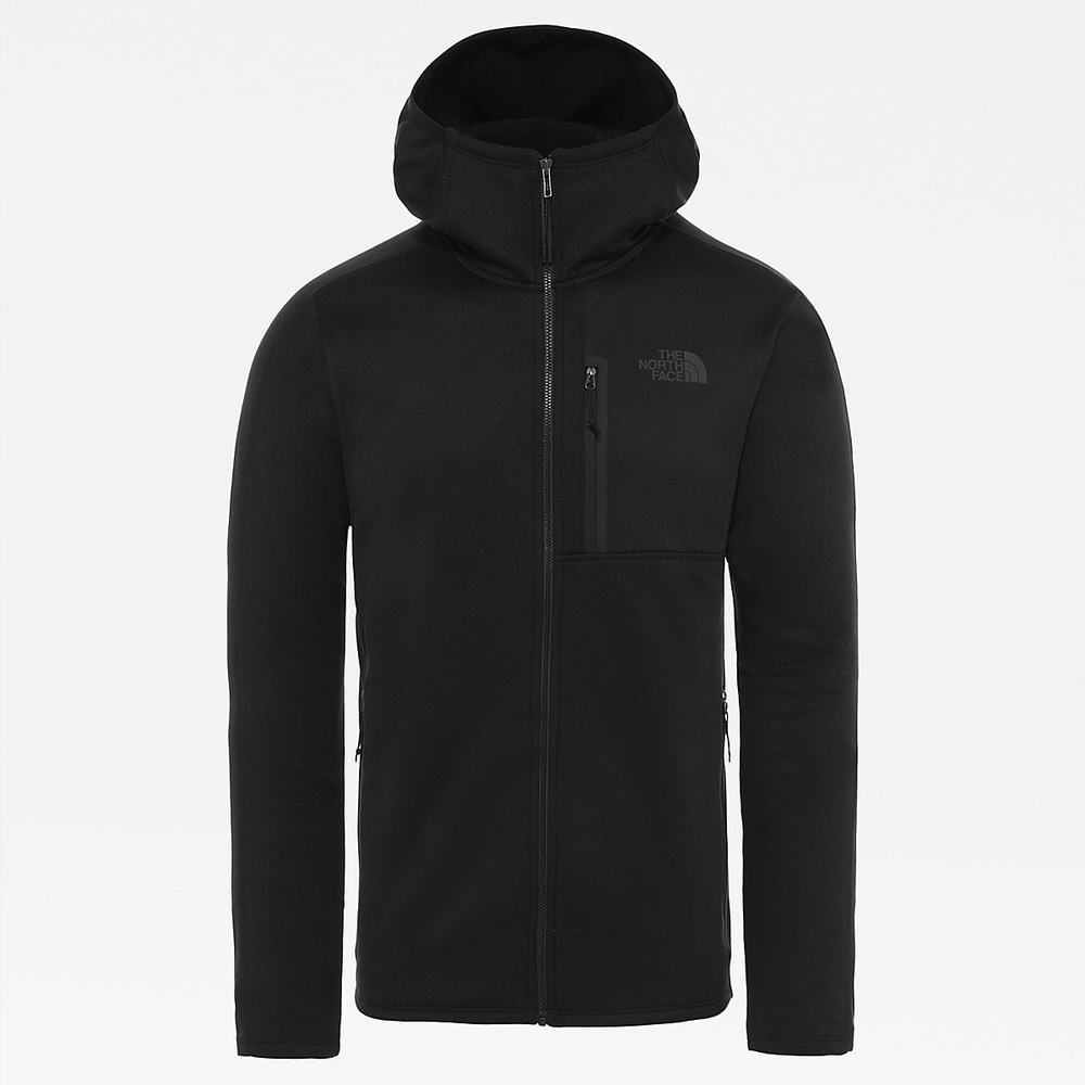 Fleece Mikiny The North Face Canyonlands S Kapucňou Panske Čierne | PKM-928356