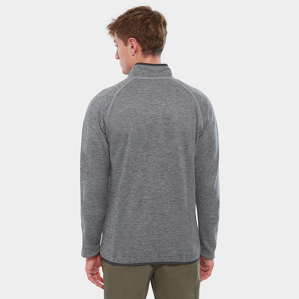Fleece Mikiny The North Face Canyonlands Panske Siva | SMD-483701