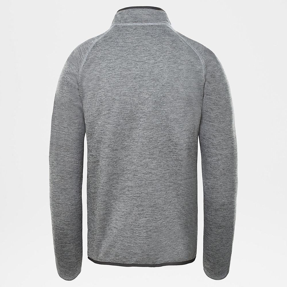 Fleece Mikiny The North Face Canyonlands Panske Siva | SMD-483701