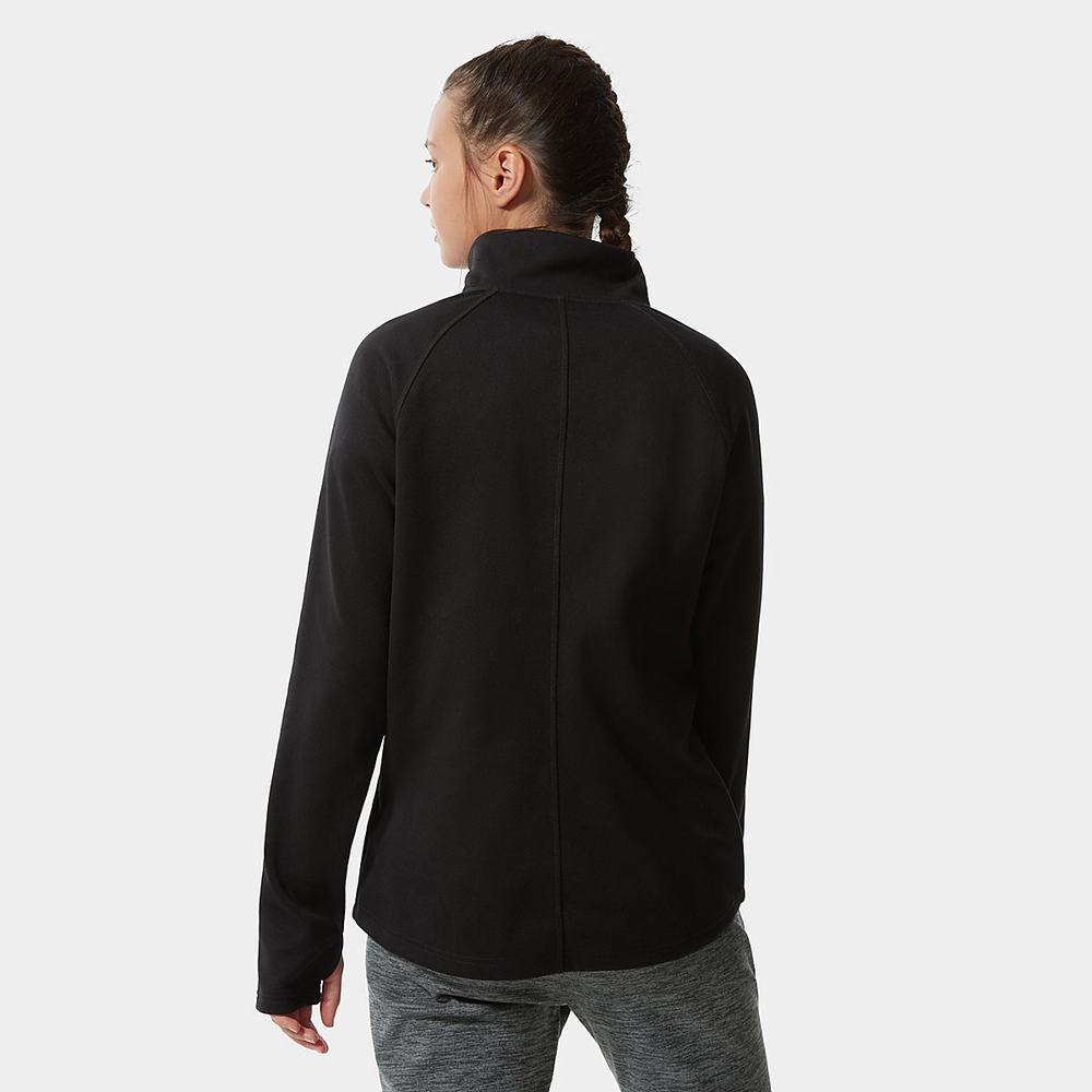 Fleece Mikiny The North Face Canyonlands ¼ Zip Damske Čierne | UZP-209361