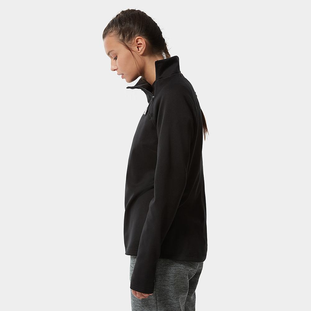 Fleece Mikiny The North Face Canyonlands ¼ Zip Damske Čierne | UZP-209361