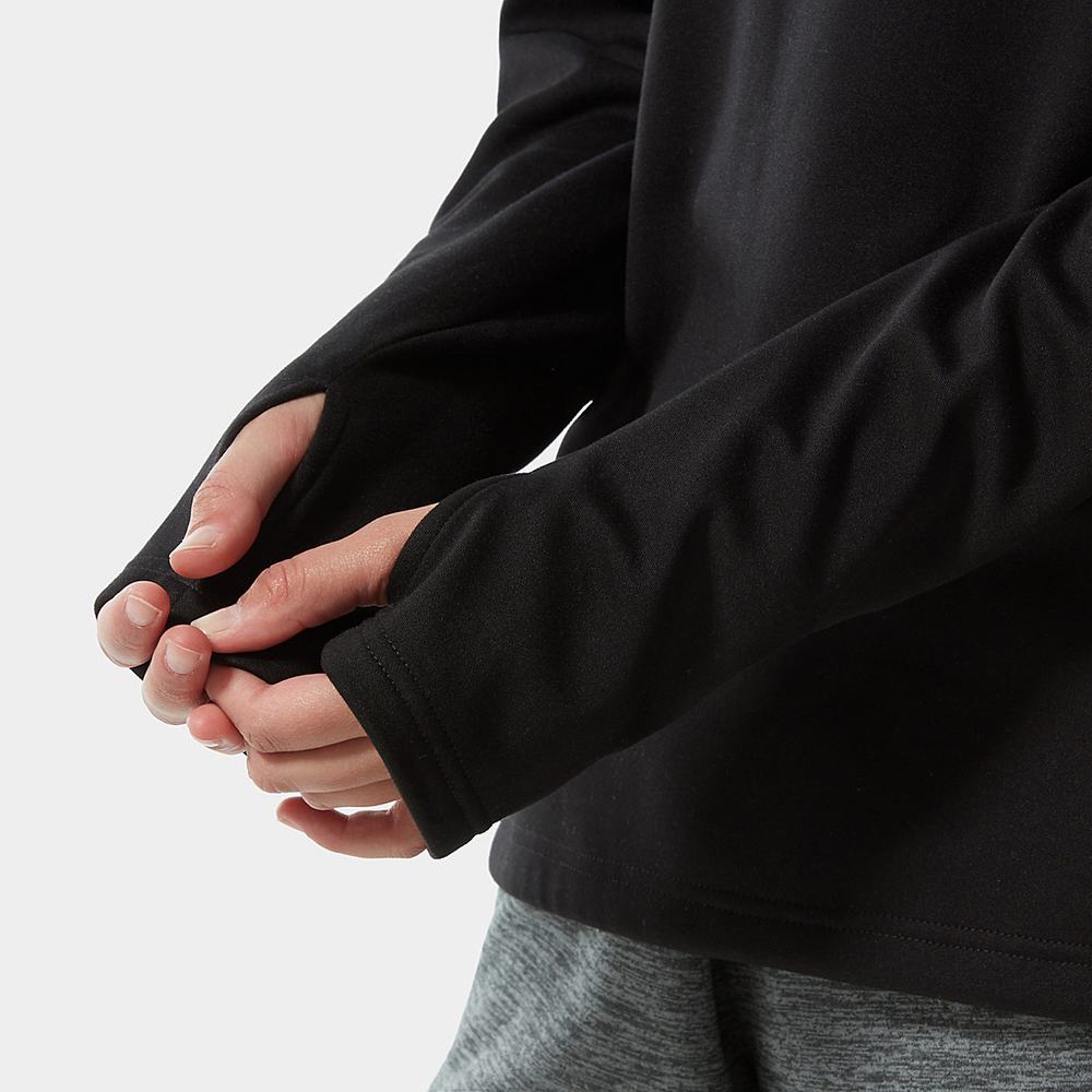 Fleece Mikiny The North Face Canyonlands ¼ Zip Damske Čierne | UZP-209361