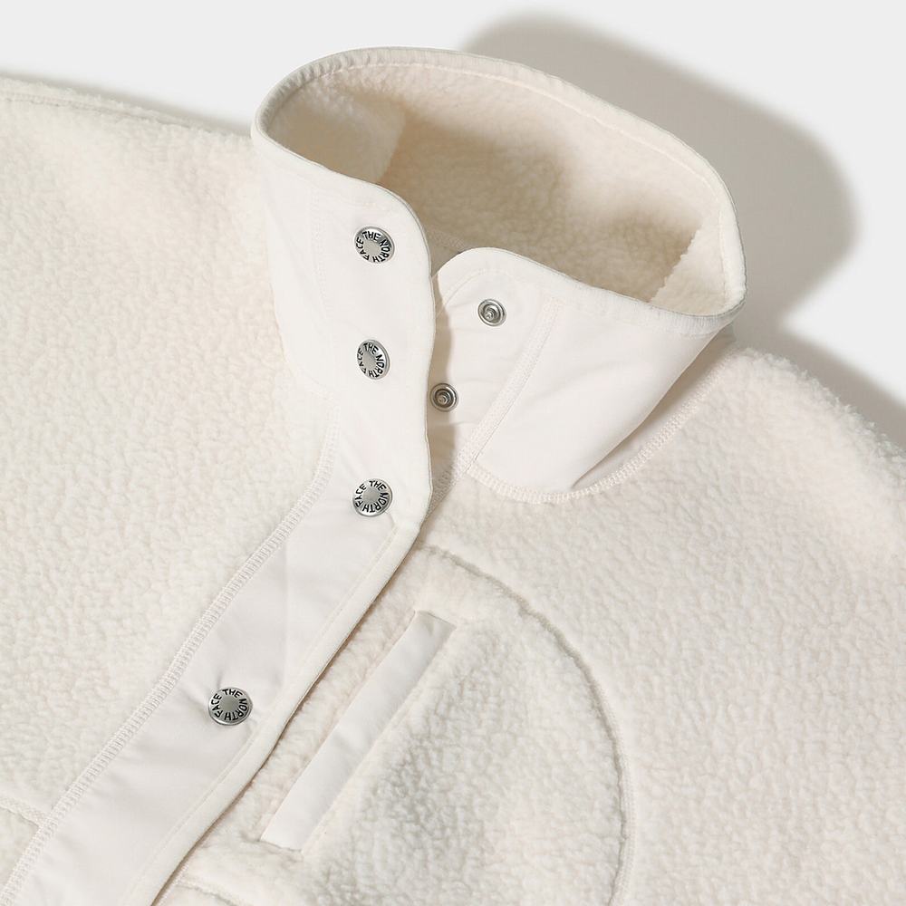 Fleece Mikiny The North Face Cragmont Damske Biele | AJC-547321
