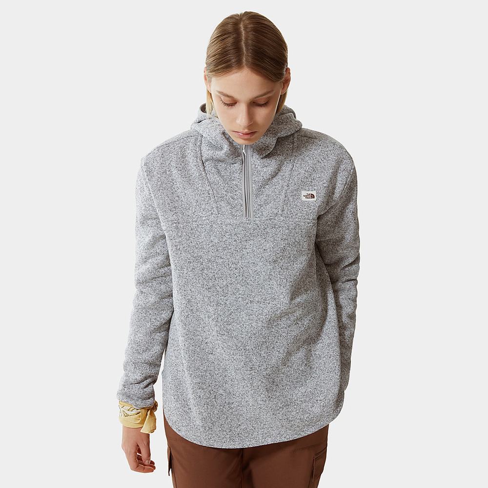 Fleece Mikiny The North Face Crescent Damske Svetlo Siva | HFI-413785