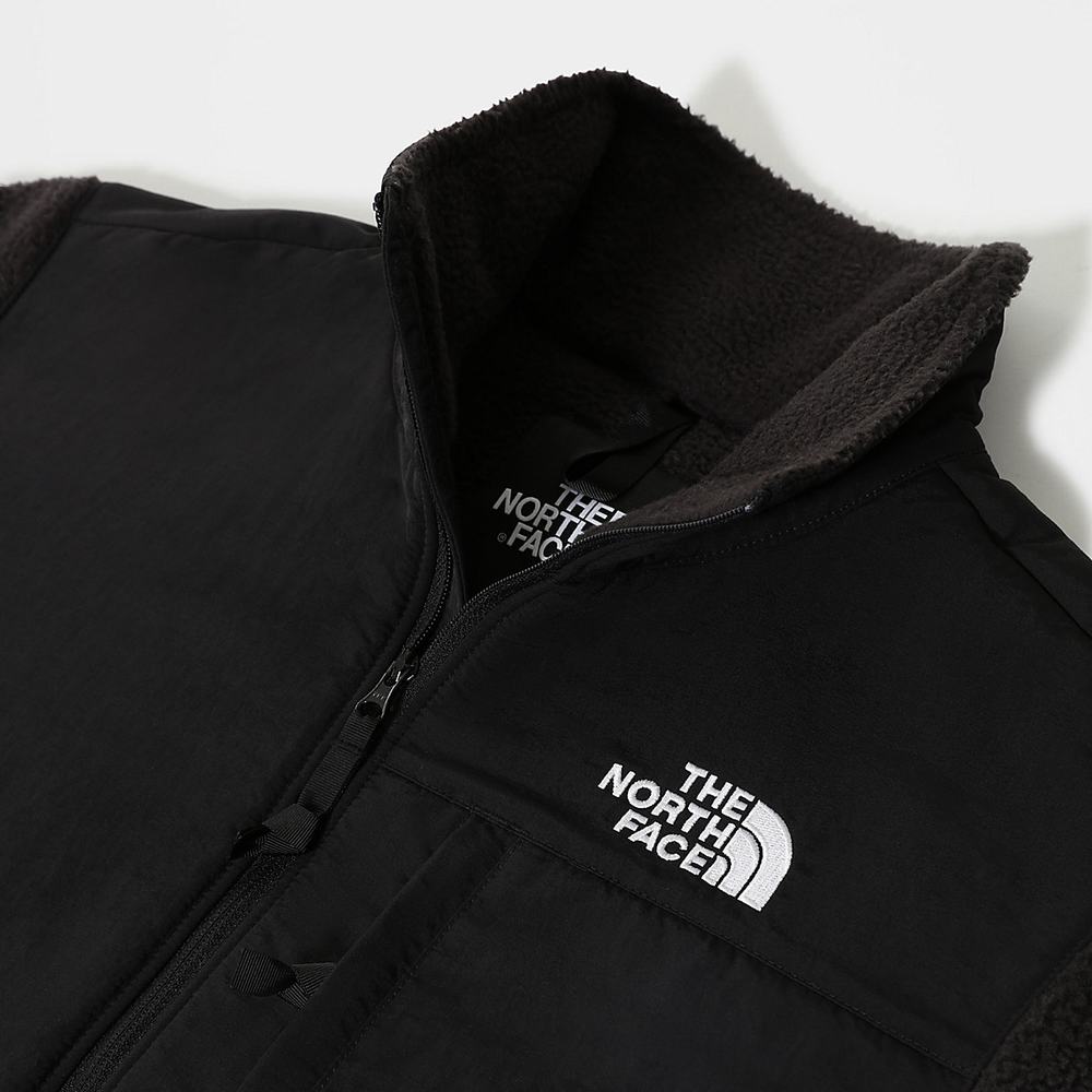 Fleece Mikiny The North Face Cropped Denali Damske Čierne | TYW-342916