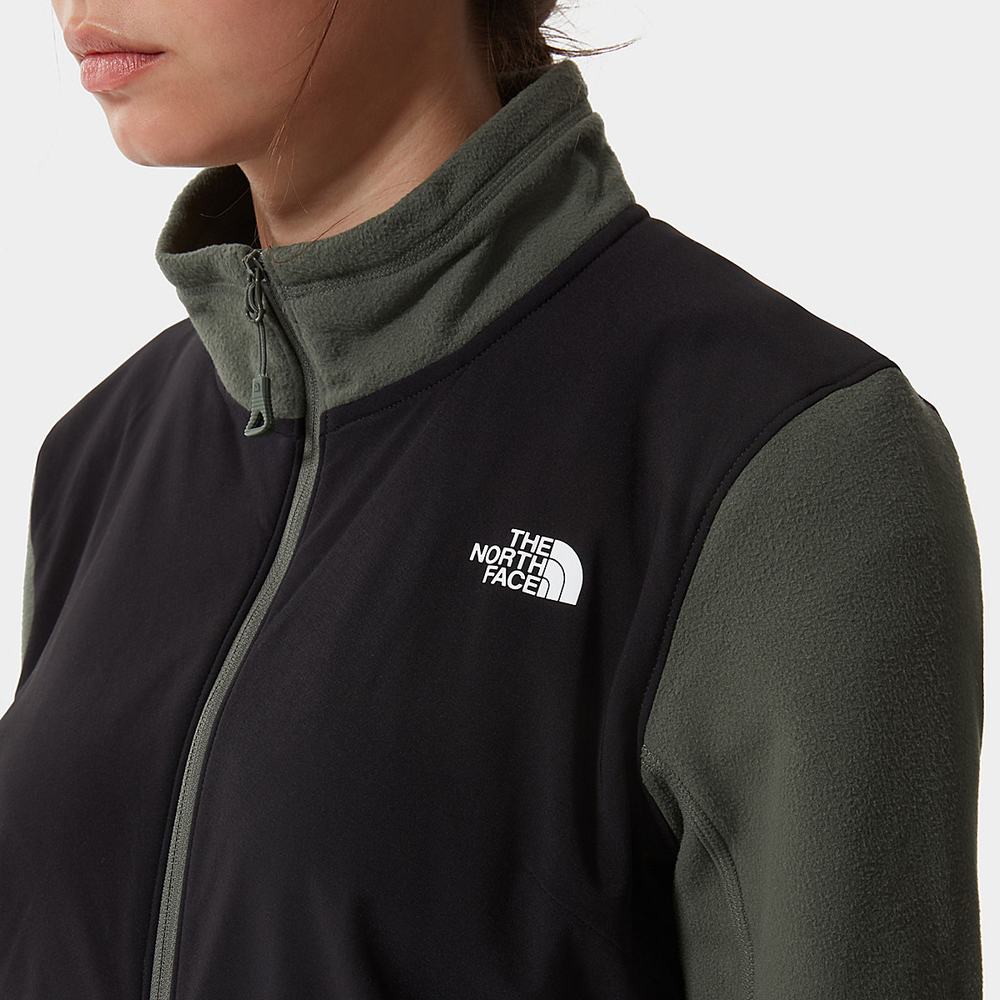 Fleece Mikiny The North Face Diablo Stredná Vrstva Quarter-Zip Damske Čierne | SAG-790651