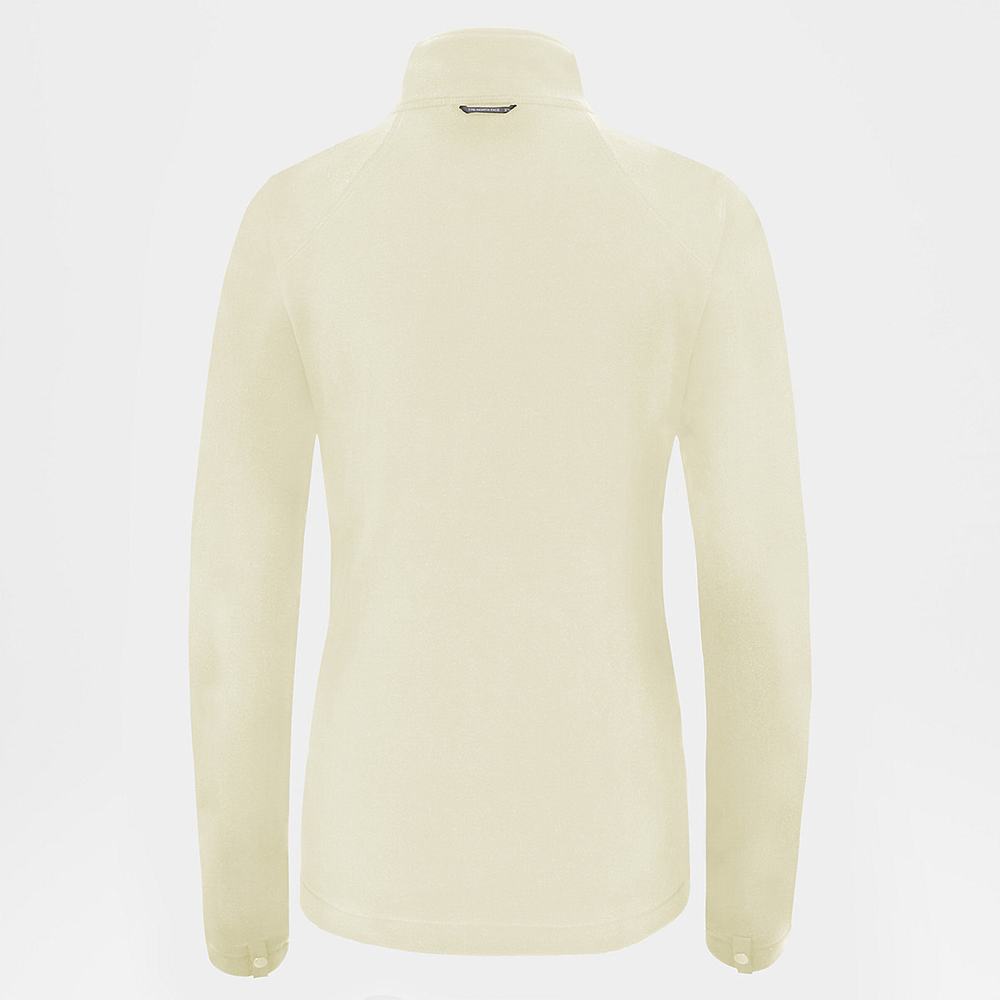 Fleece Mikiny The North Face Emilia Full-Zip Fleece 2 Damske Biele | FUO-812045