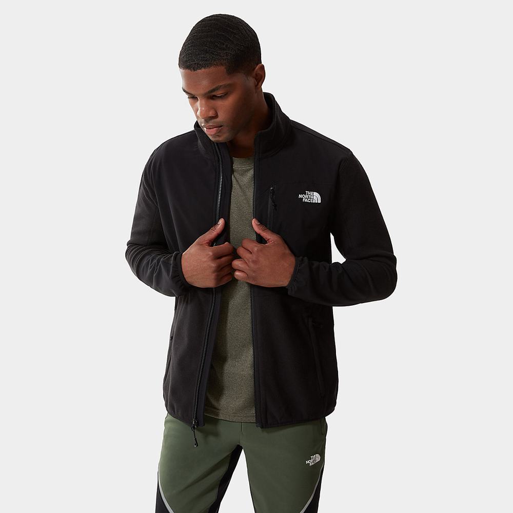 Fleece Mikiny The North Face Glacier Pro Full-Zip Panske Čierne | AKN-801352