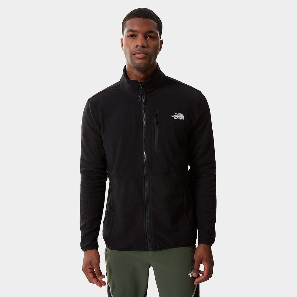 Fleece Mikiny The North Face Glacier Pro Full-Zip Panske Čierne | AKN-801352