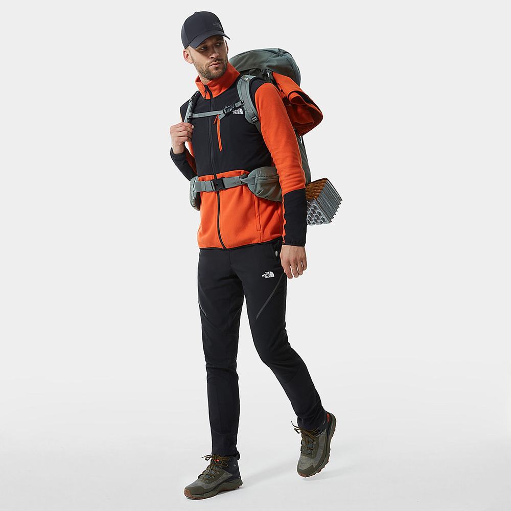 Fleece Mikiny The North Face Glacier Pro Full-Zip Panske Čierne | BSQ-681370