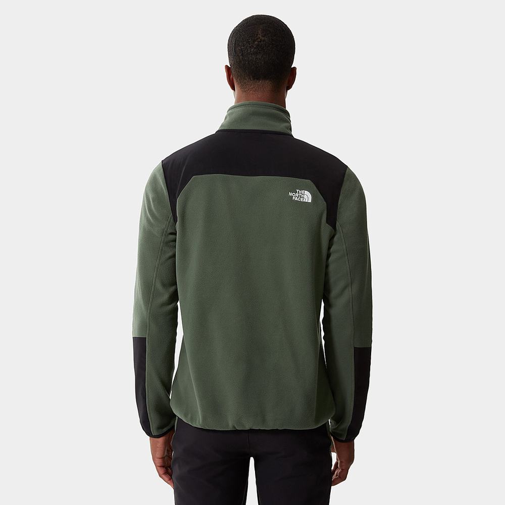 Fleece Mikiny The North Face Glacier Pro Quarter-Zip Panske Čierne | JKO-126345