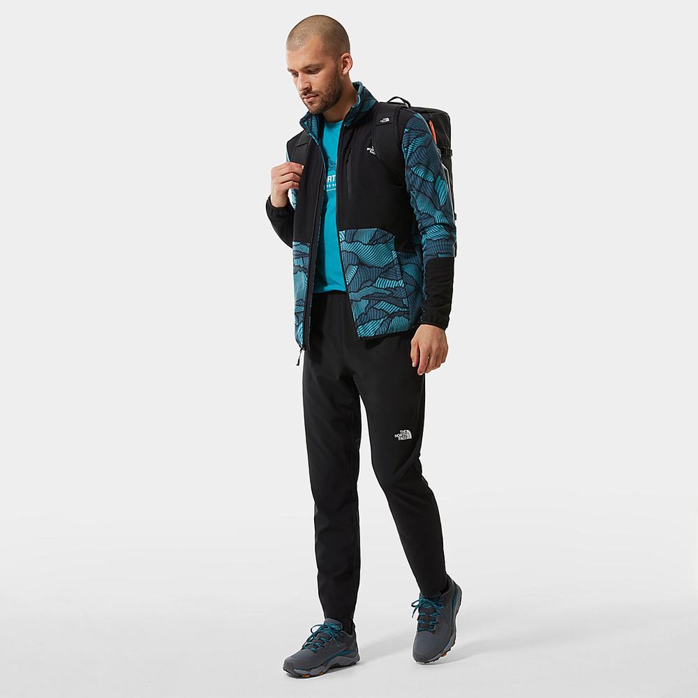Fleece Mikiny The North Face Glacier Pro Full-Zip Panske Modre | VYD-360829