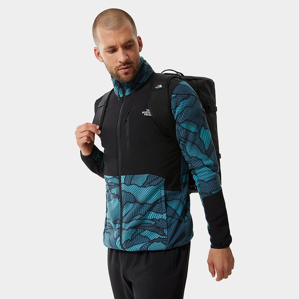 Fleece Mikiny The North Face Glacier Pro Full-Zip Panske Modre | VYD-360829