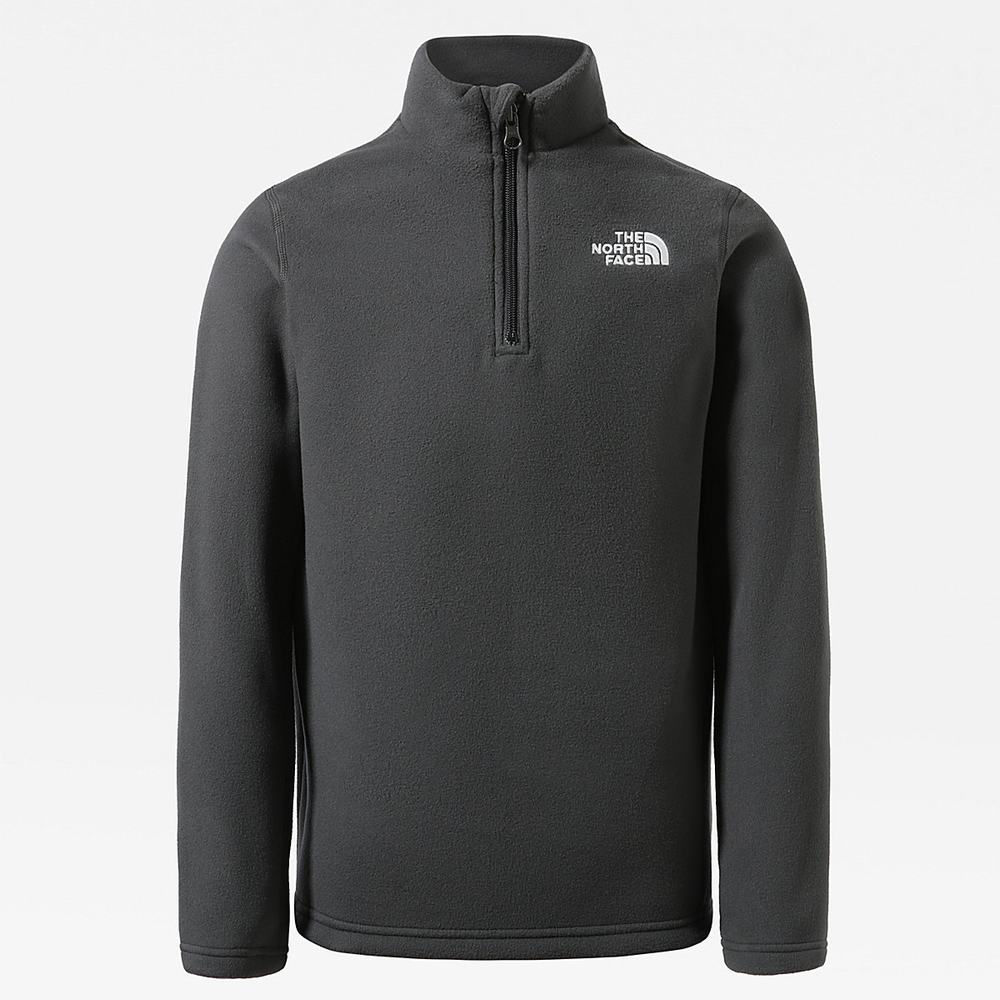 Fleece Mikiny The North Face Glacier Quarter Zip Chlapcenske Siva | KXU-203184