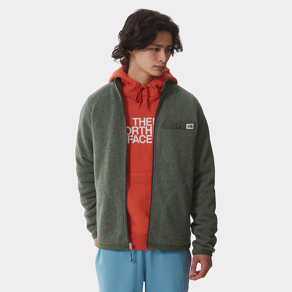 Fleece Mikiny The North Face Gordon Lyons Panske Zelene | RMA-592436