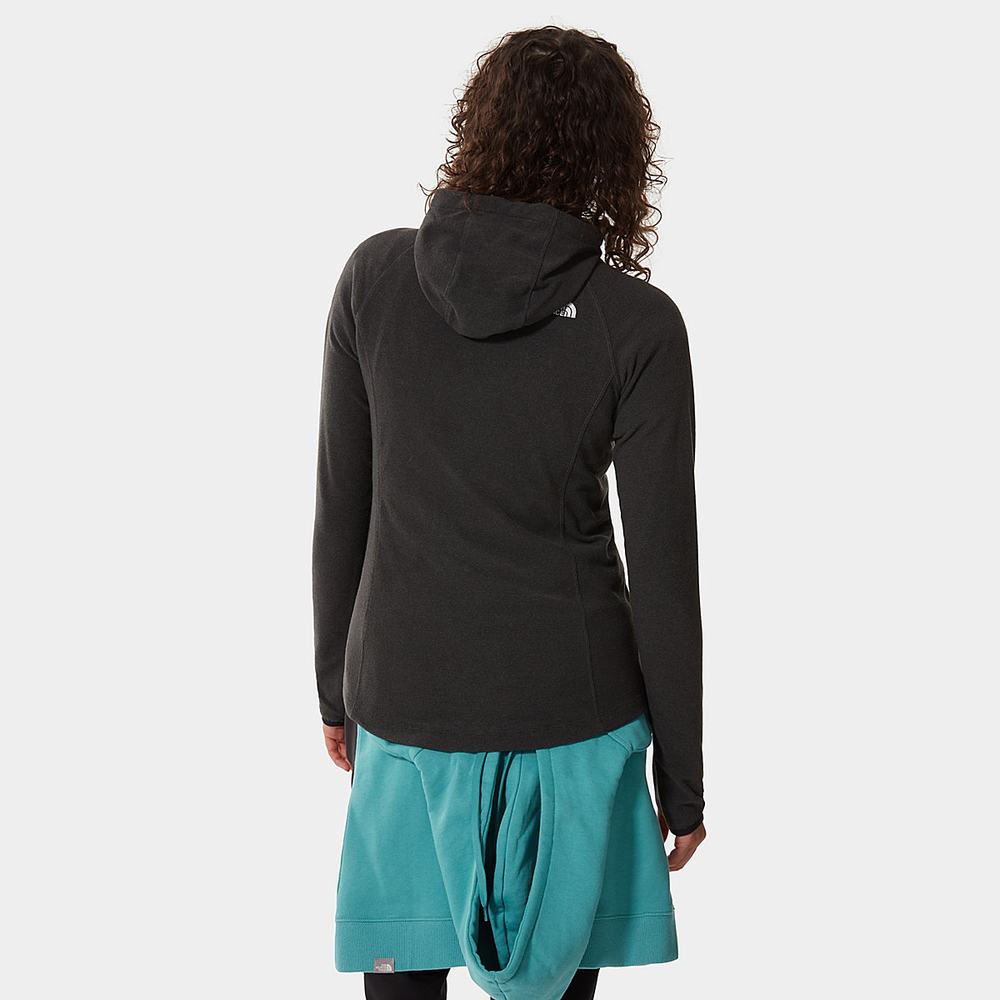 Fleece Mikiny The North Face Homesafe Full-Zip Damske Čierne | AIC-394751