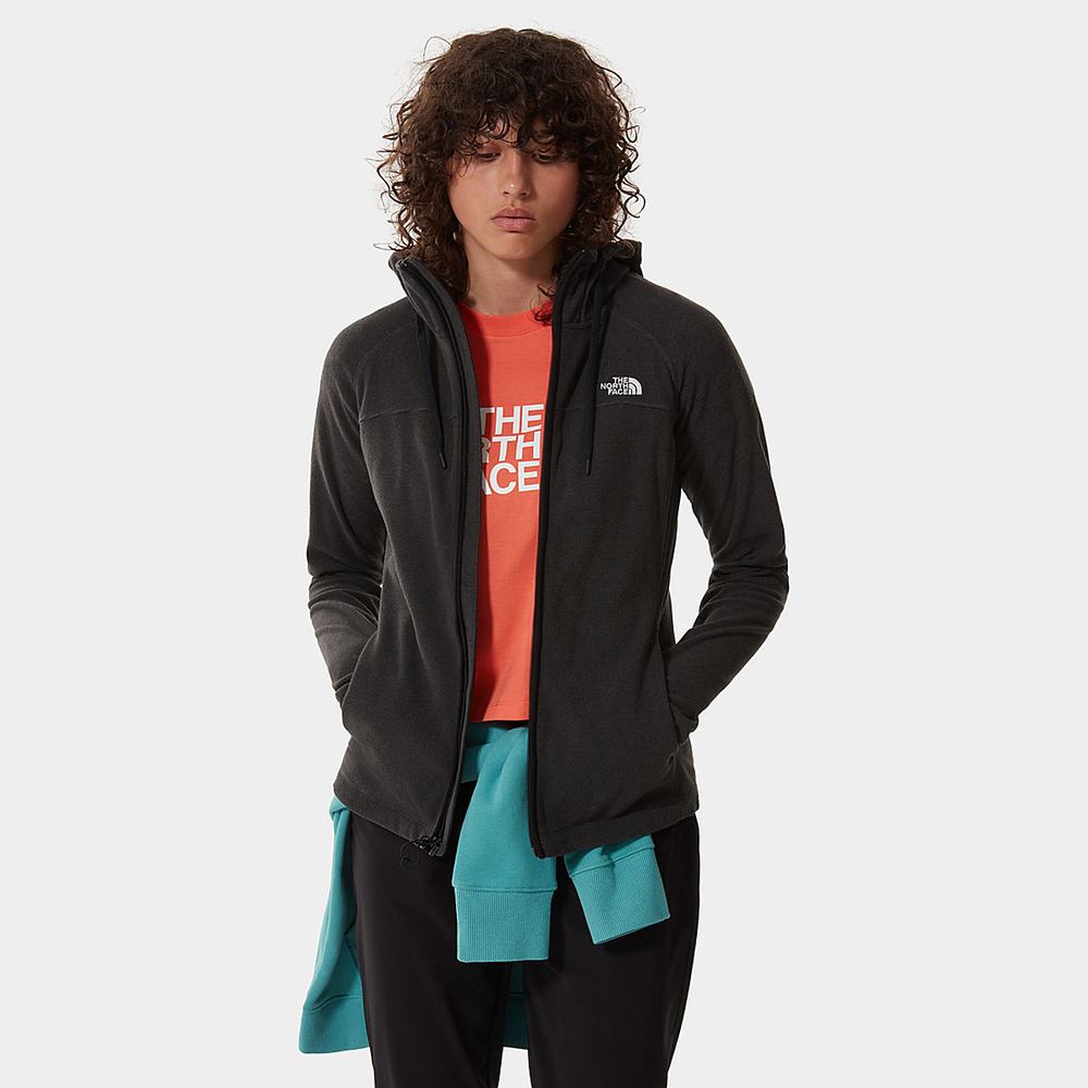 Fleece Mikiny The North Face Homesafe Full-Zip Damske Čierne | AIC-394751
