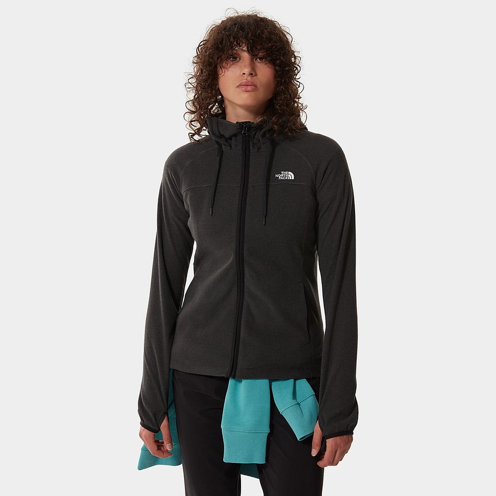 Fleece Mikiny The North Face Homesafe Full-Zip Damske Čierne | AIC-394751